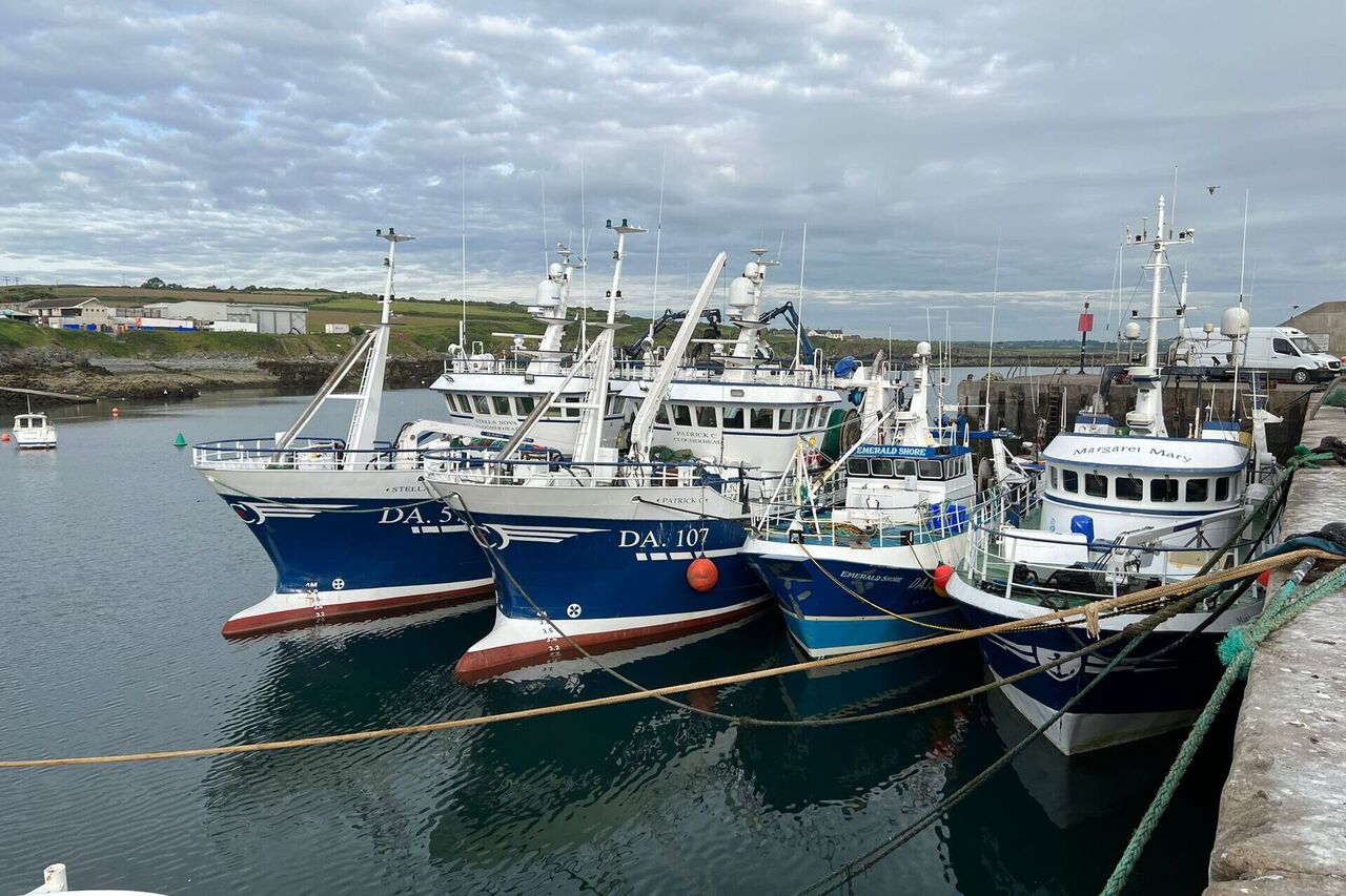 Clogherhead-prawn-vessels-in-port-IFPO