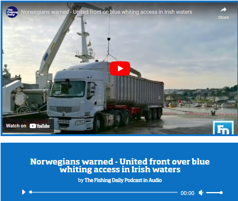 The Fishing Daily Podcast: Norwegians warned – United front on blue whiting access in Irish waters