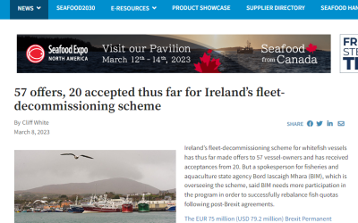 57 offers, 20 accepted thus far for Ireland’s fleet-decommissioning scheme