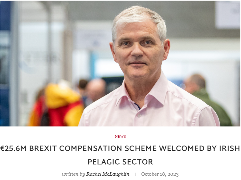 Donegal Daily: €25.6M BREXIT COMPENSATION SCHEME WELCOMED BY IRISH PELAGIC SECTOR