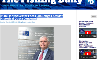 THE FISHING DAILY: Irish Fishing Sector Faces Challenges Amidst Historical Quota Concerns