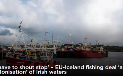 Newstalk: A potential deal between the EU and Iceland on fishing quotas is ‘akin to another form of colonisation’ of Irish waters.