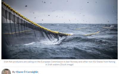 RTÉ: European Commission urged to ban Norway from fishing in Irish waters